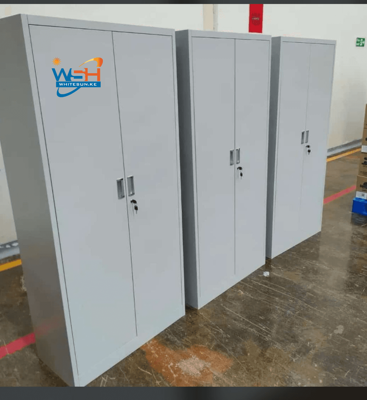 Durable Grey Metal Cabinets