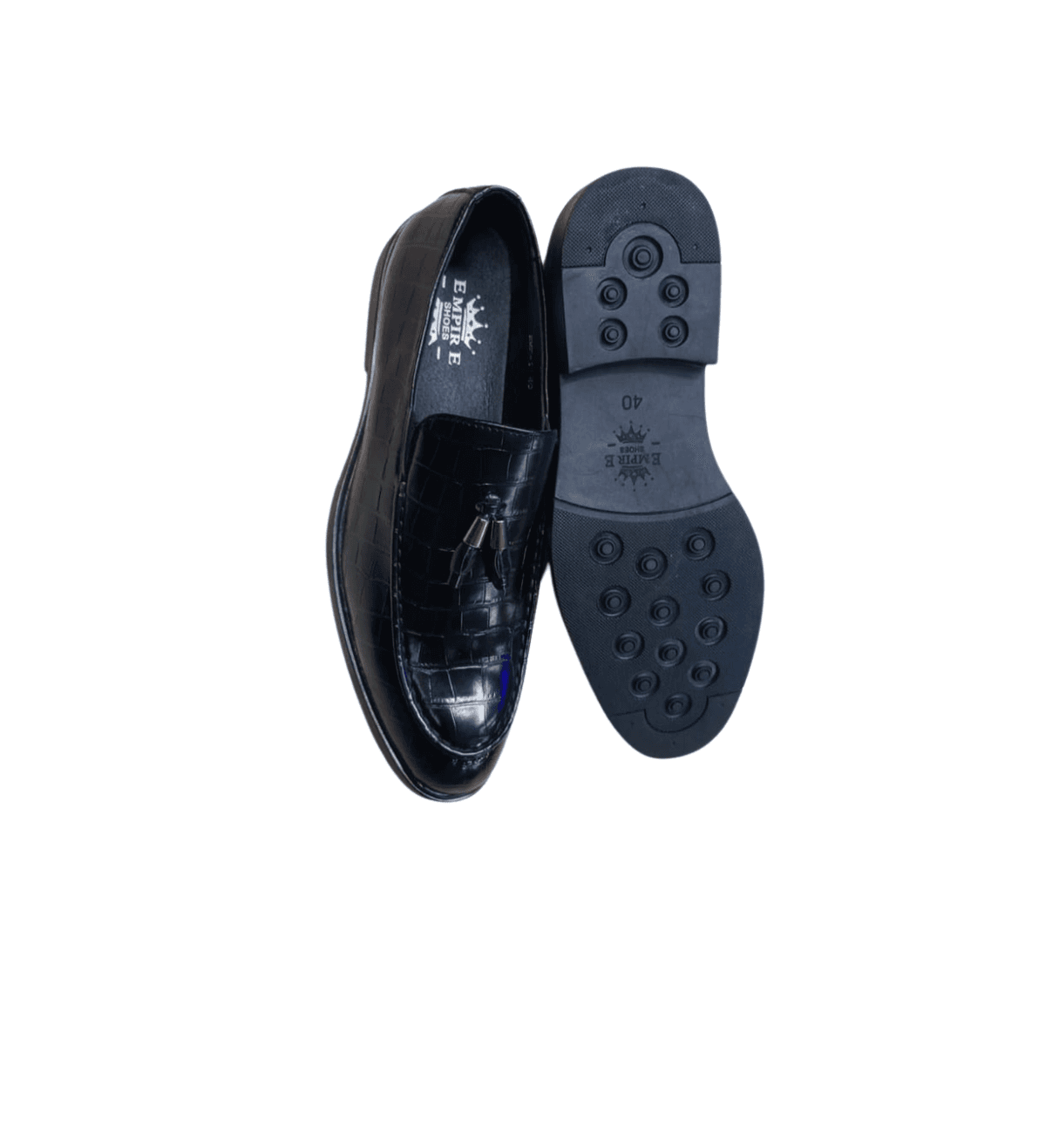 Empire Men Official shoes with Brown Details