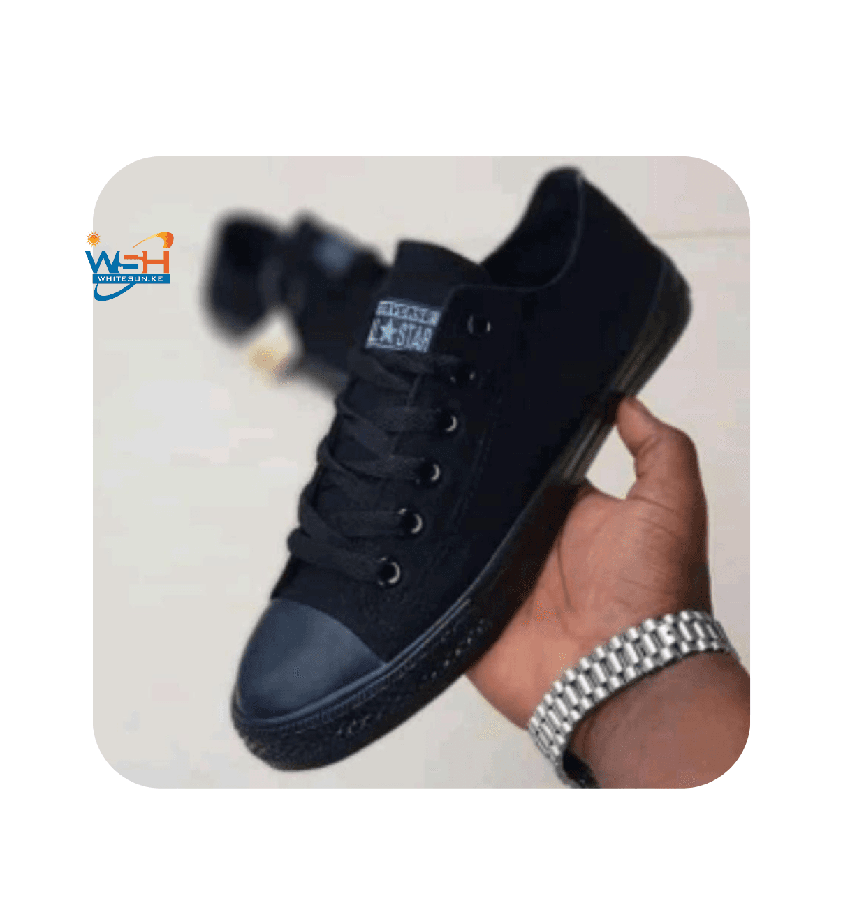 Classic Black Sneakers