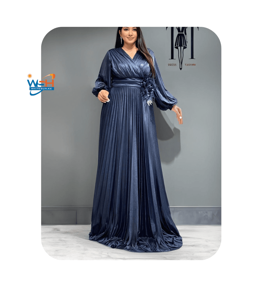 Navy Blue Gown Dress  All Occasion