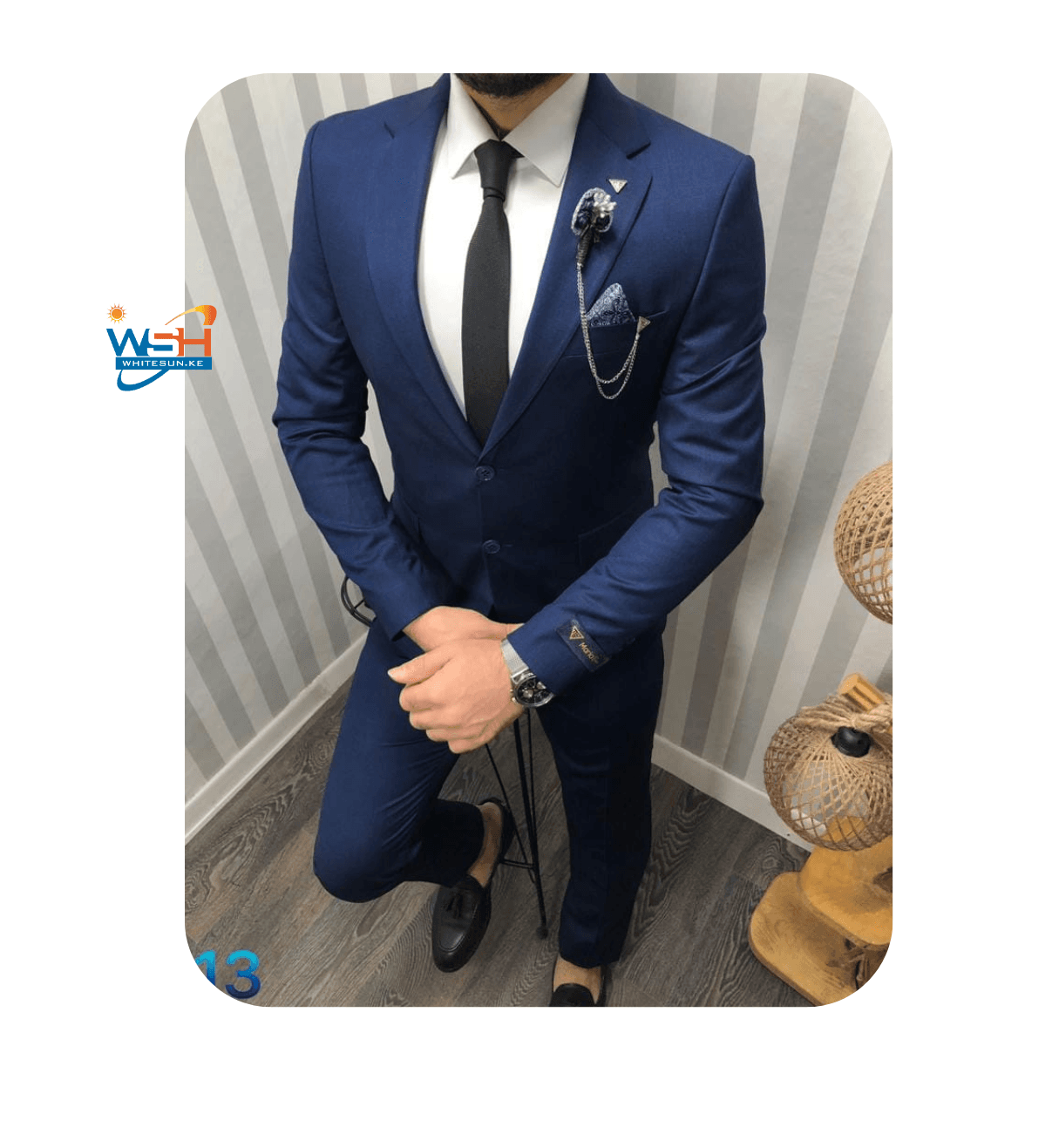Dark Blue Elegance Suit
