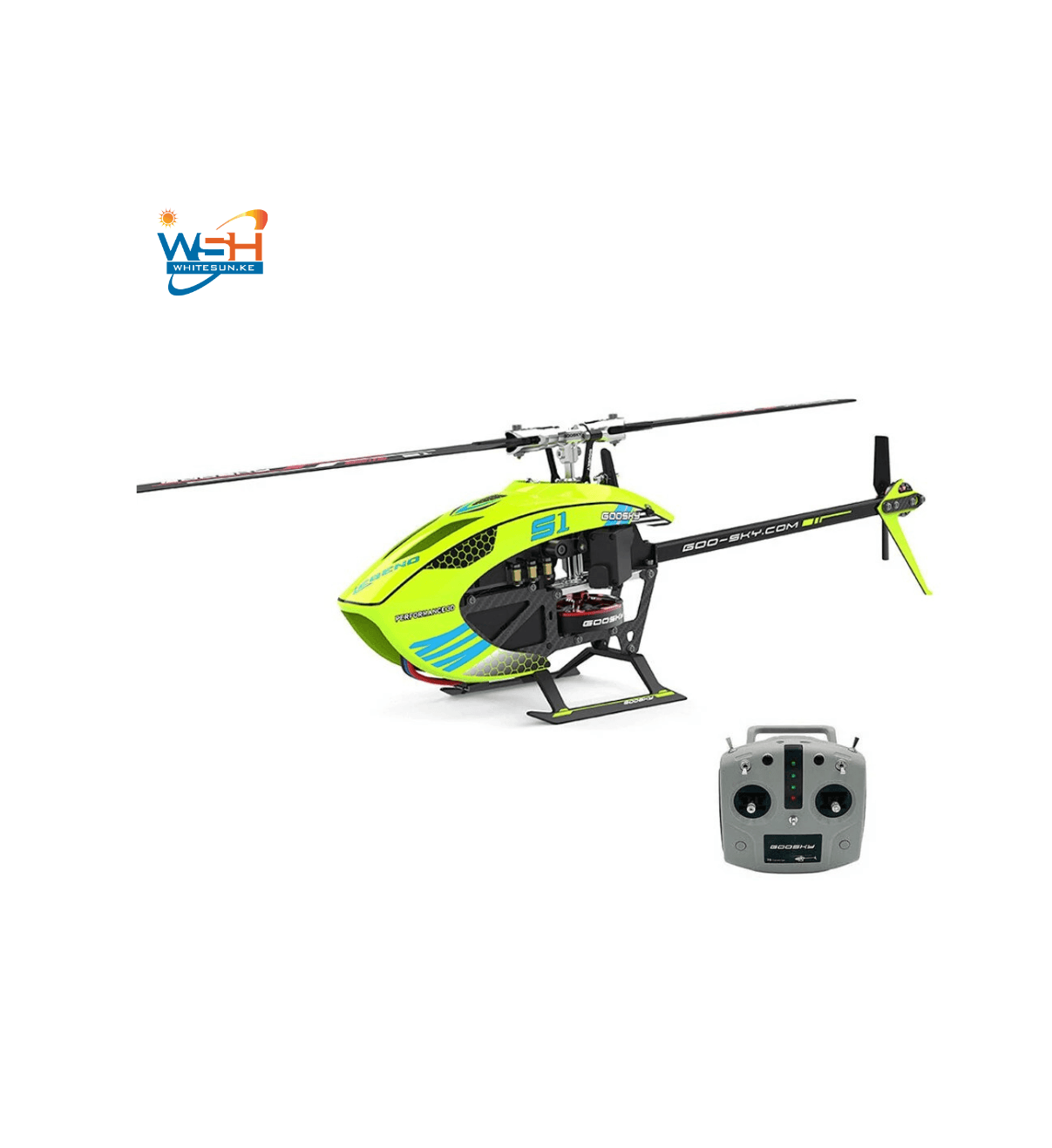 GOOSKY S1 6CH 3D Aerobatic Dual Brushless Direct Drive Motor RC Helicopter BNF with GTS Flight Control System/RTF - Red Drones