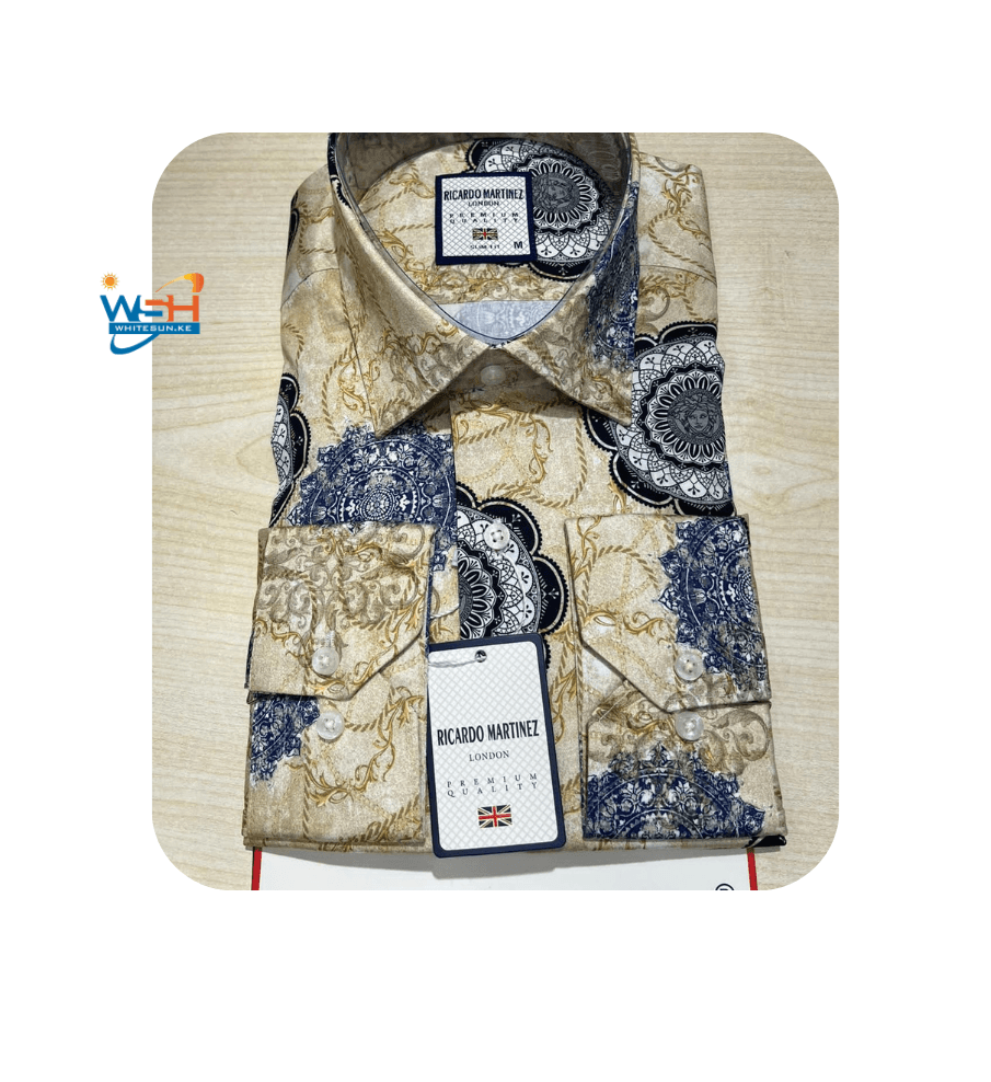 Ricardo Martinez Ornate Patterned Shirt
