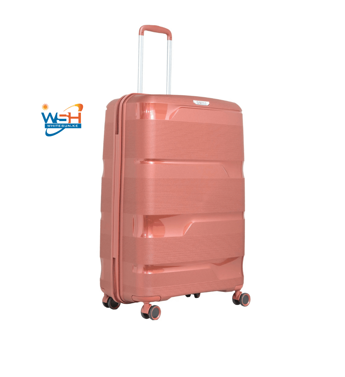 METALLIC RED Trolley Case BAG #084A KINGS COLLECTION