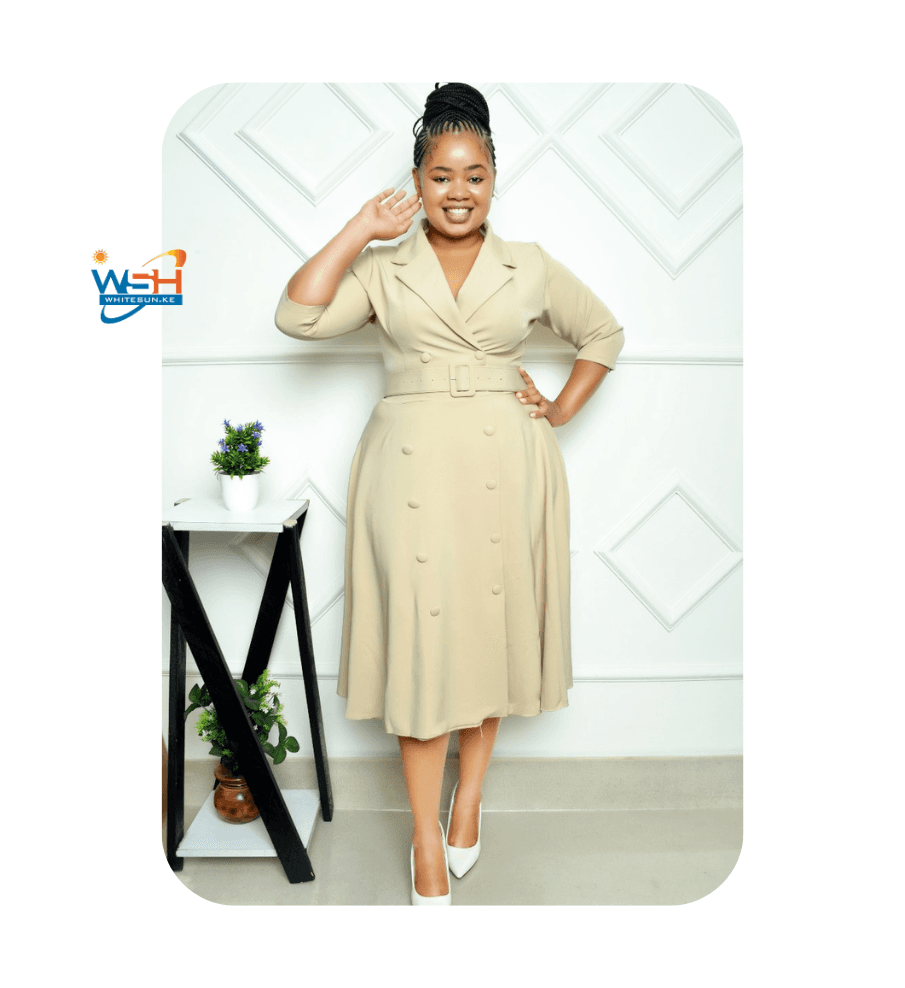 Elegance Midi Shirt Dress