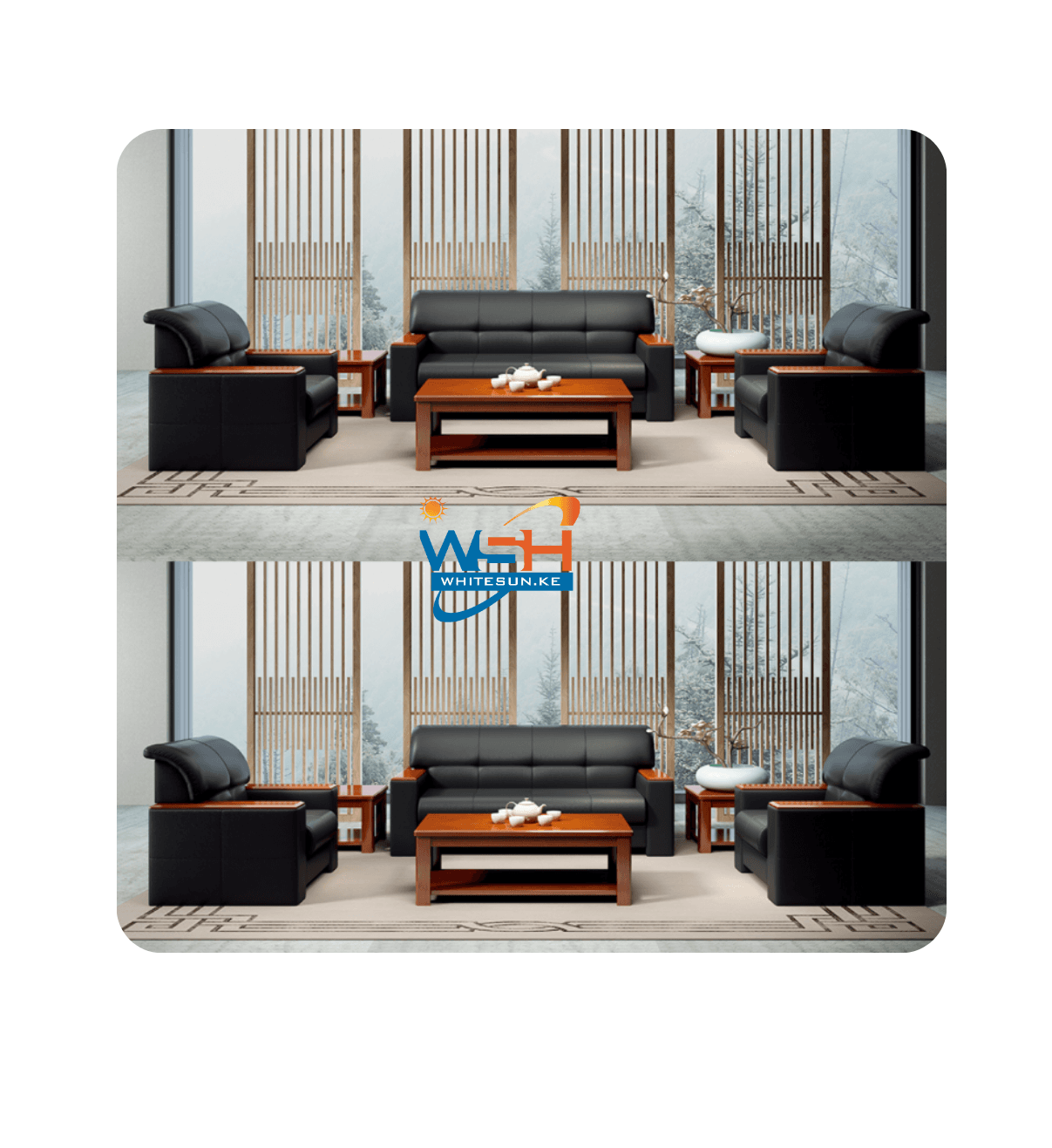 5 Seater Executive office Sofa Thumbnail 4