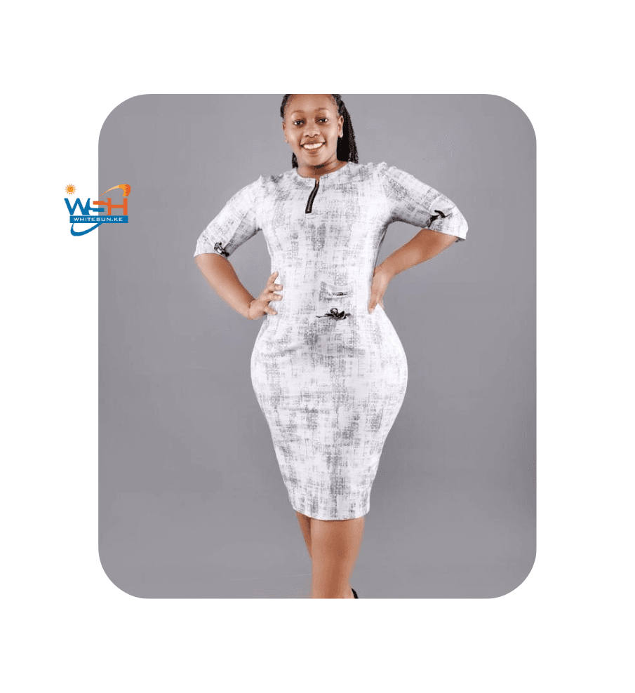 White Bodycon Dress for Women