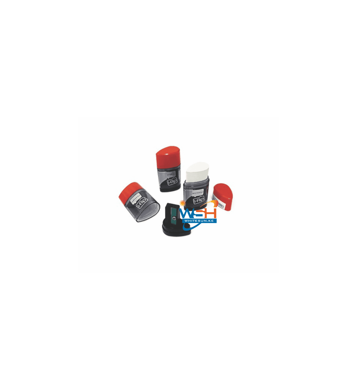 Nataraj - Sharpener and Eraser - 2 in 1, just flip