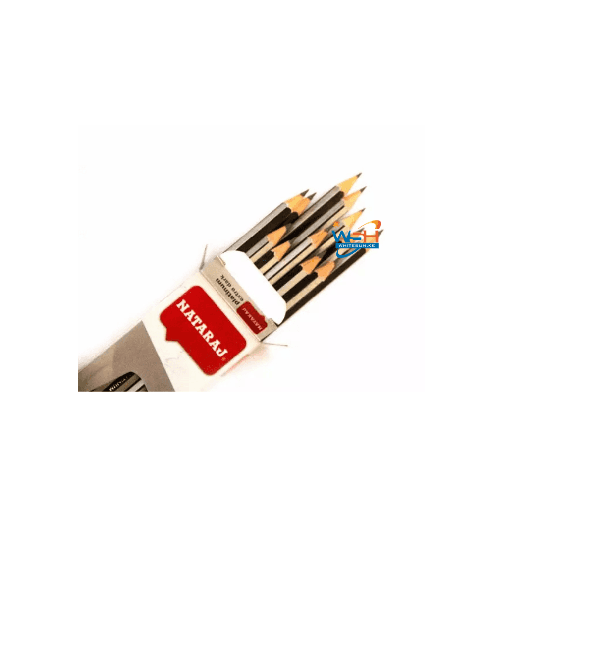Nataraj Pencil 2B Platinum Extra Dark With Eraser 12pcs