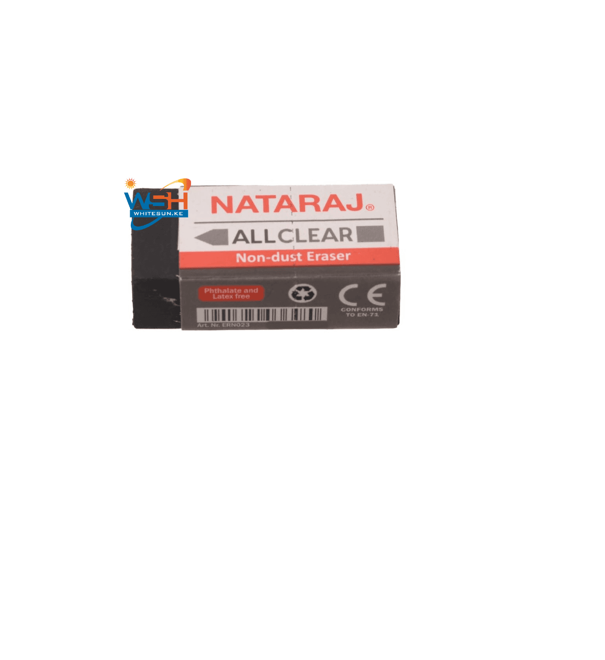NATARAJ ALL CLEAR REGULAR ERASER 30PCS IN A BOX