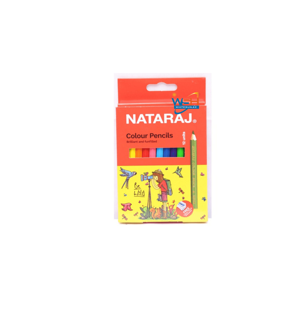 Coloured Pencils Half Size-Nataraj