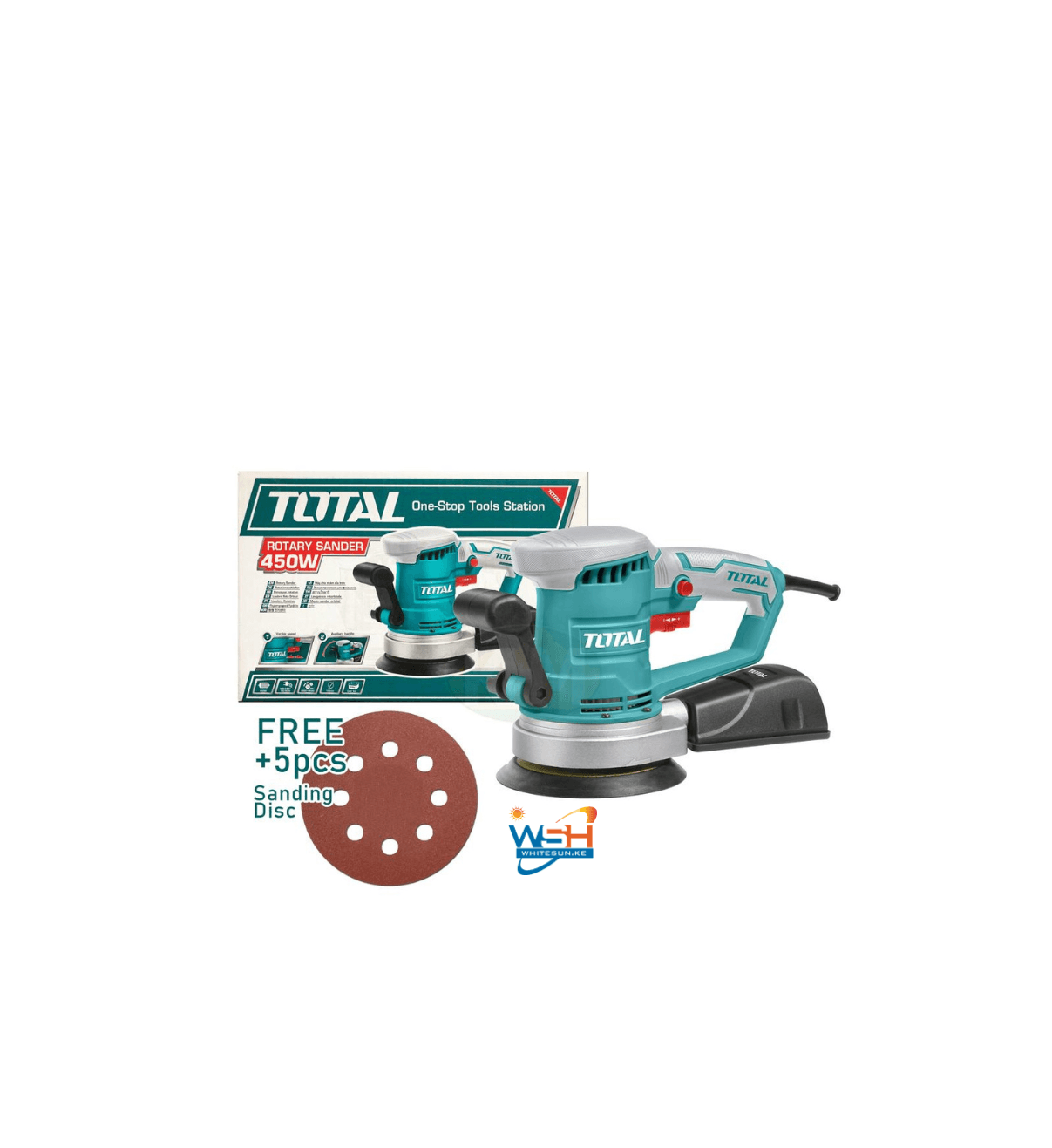 total 450w rotary sander (TF2041506)