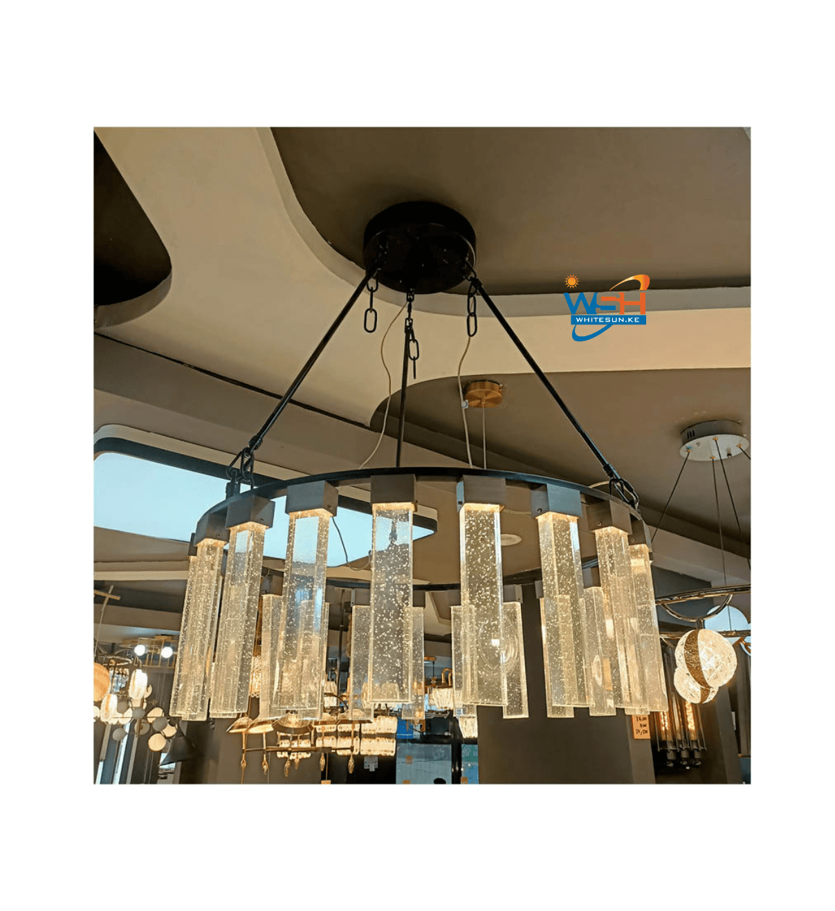 Gel Wedges Chandelier