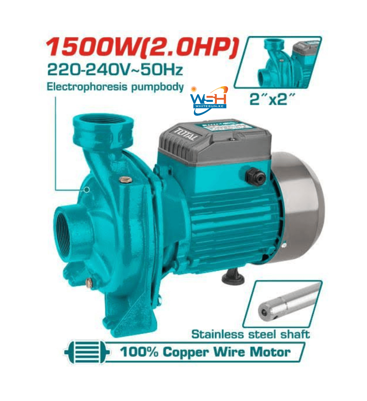 Water pump 1500W