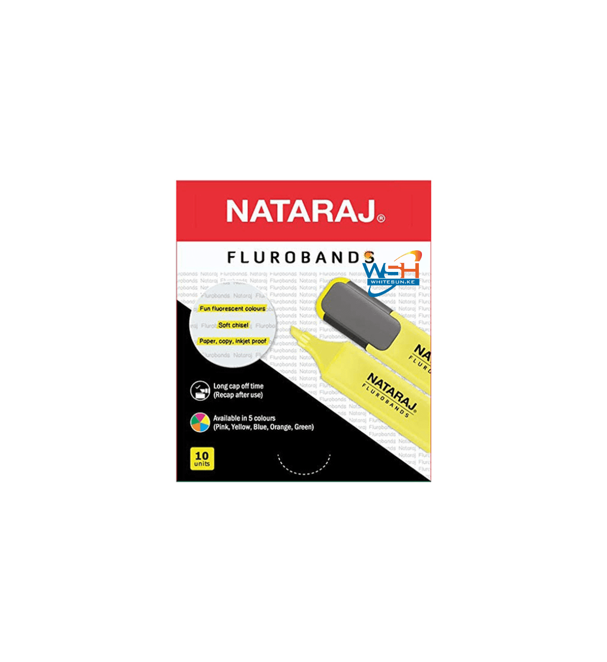 Nataraj Chisel Tip Highlighter, 2.5mm, Green Thumbnail 5