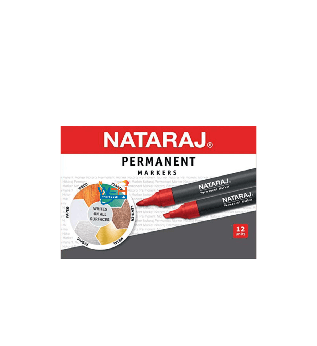 Nataraj 12-Piece Chisel Tip Permanent Marker, 2.5mm, Green Thumbnail 3