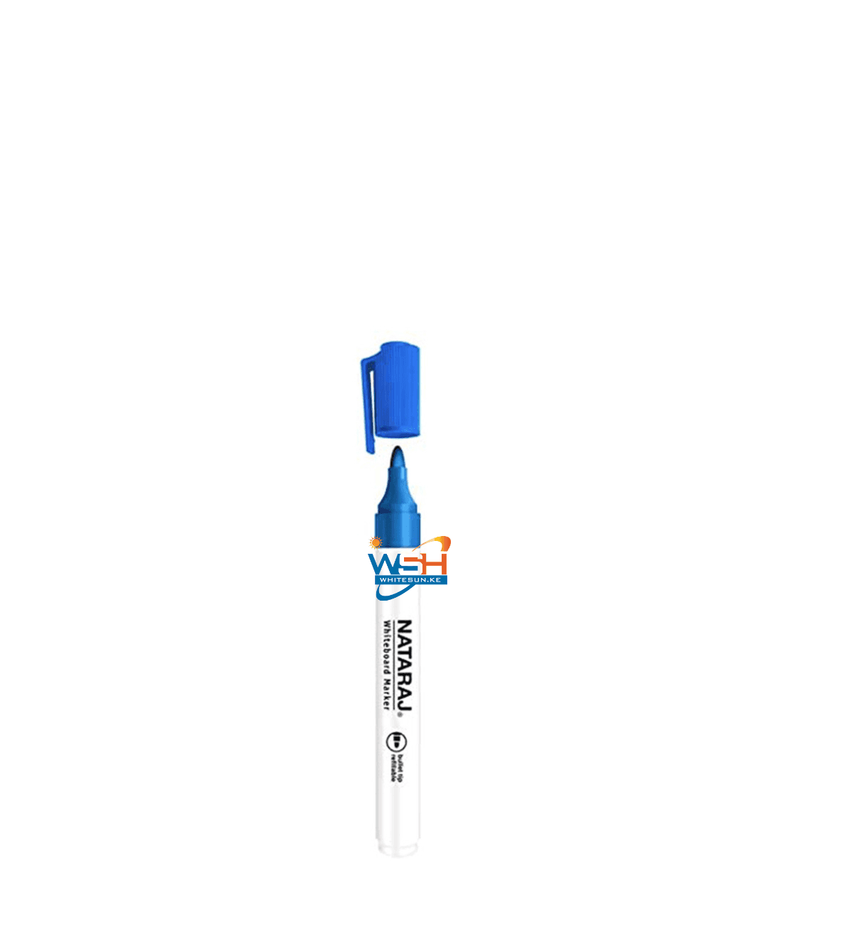 Nataraj 12-Piece Bullet Tip White Board Marker, 2mm, Black Thumbnail 4