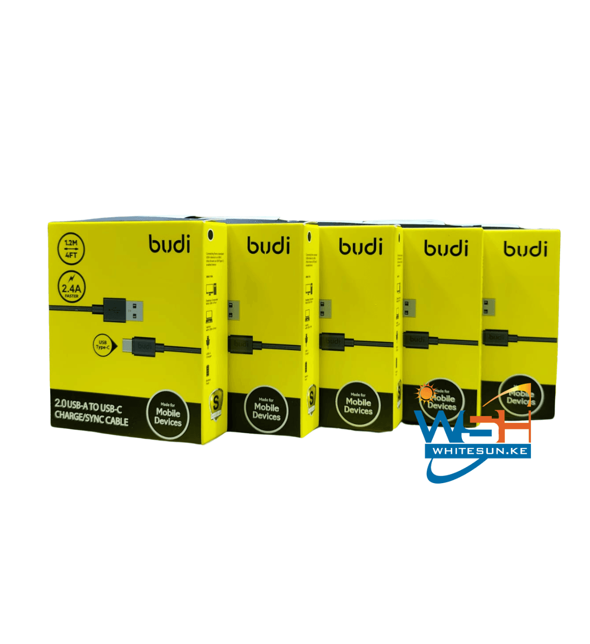 BUDI TYPE C 1.2M CABLES 2.4M LONG