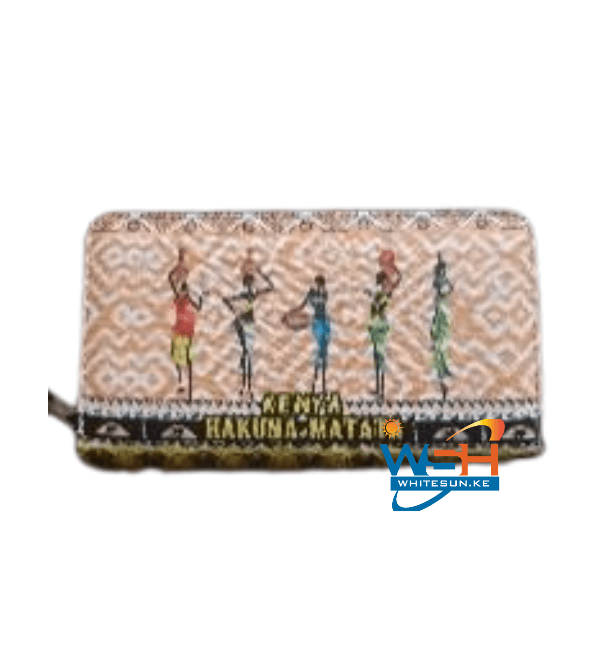 PU PURSE MAASAI ORANGE 