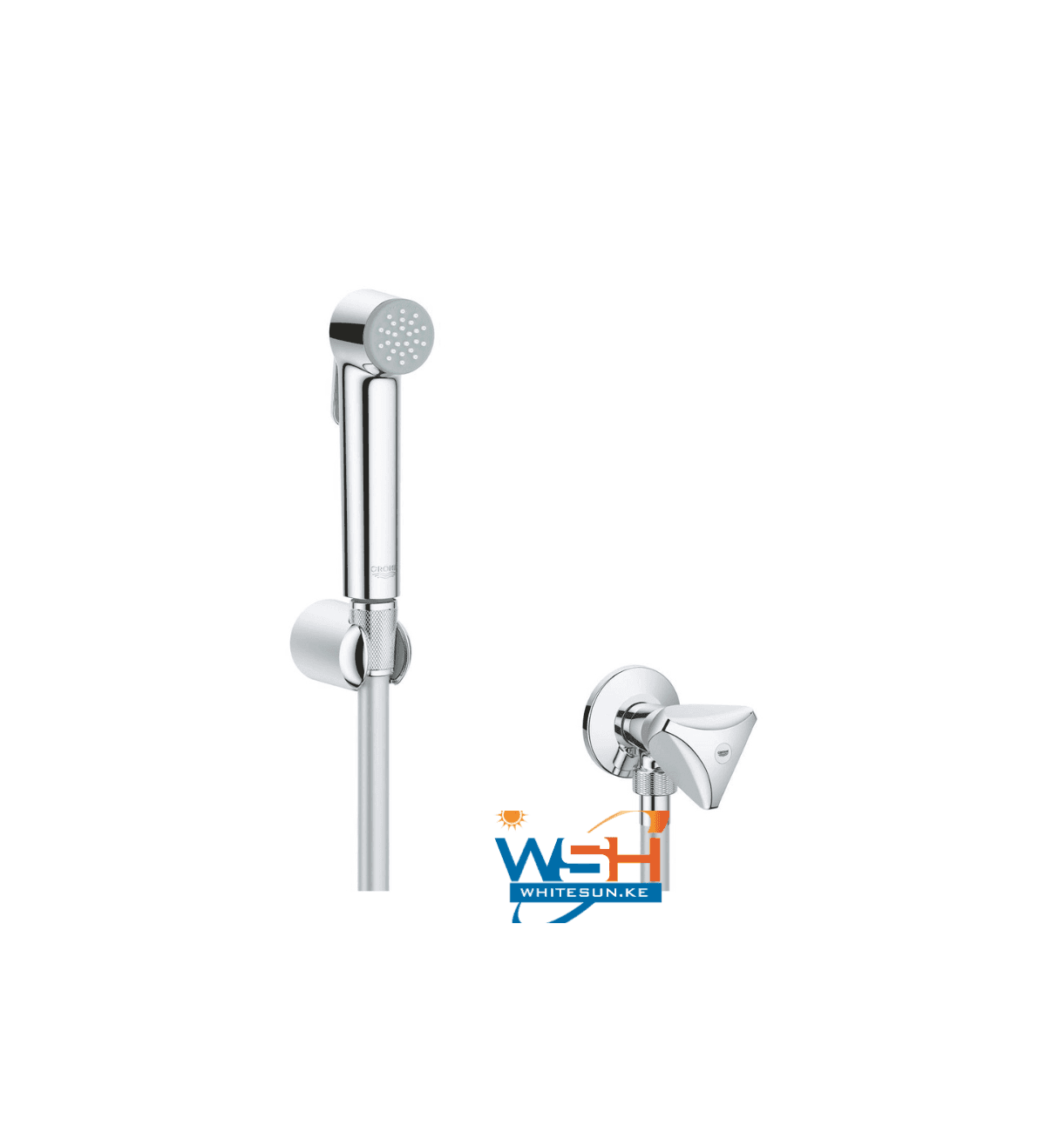 Grohe Tempesta-F Trigger Spray 30 Wall holder set with angle valve 1 spray chrome