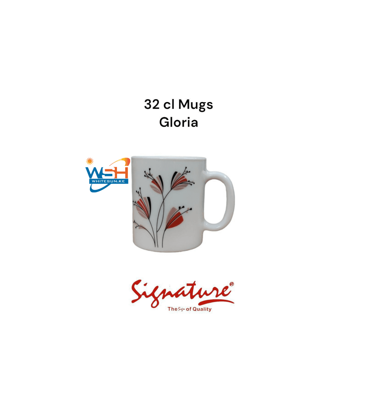 Signature 6 Set TOP QUALITY 32 Cl Mugs Thumbnail 2