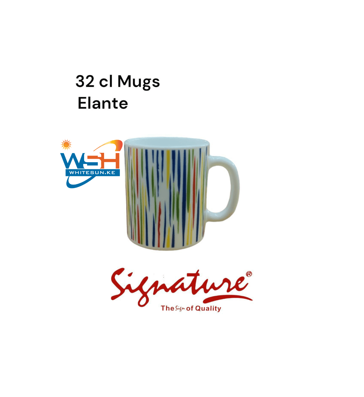 Signature 6 Set TOP QUALITY 32 Cl Mugs Thumbnail 3