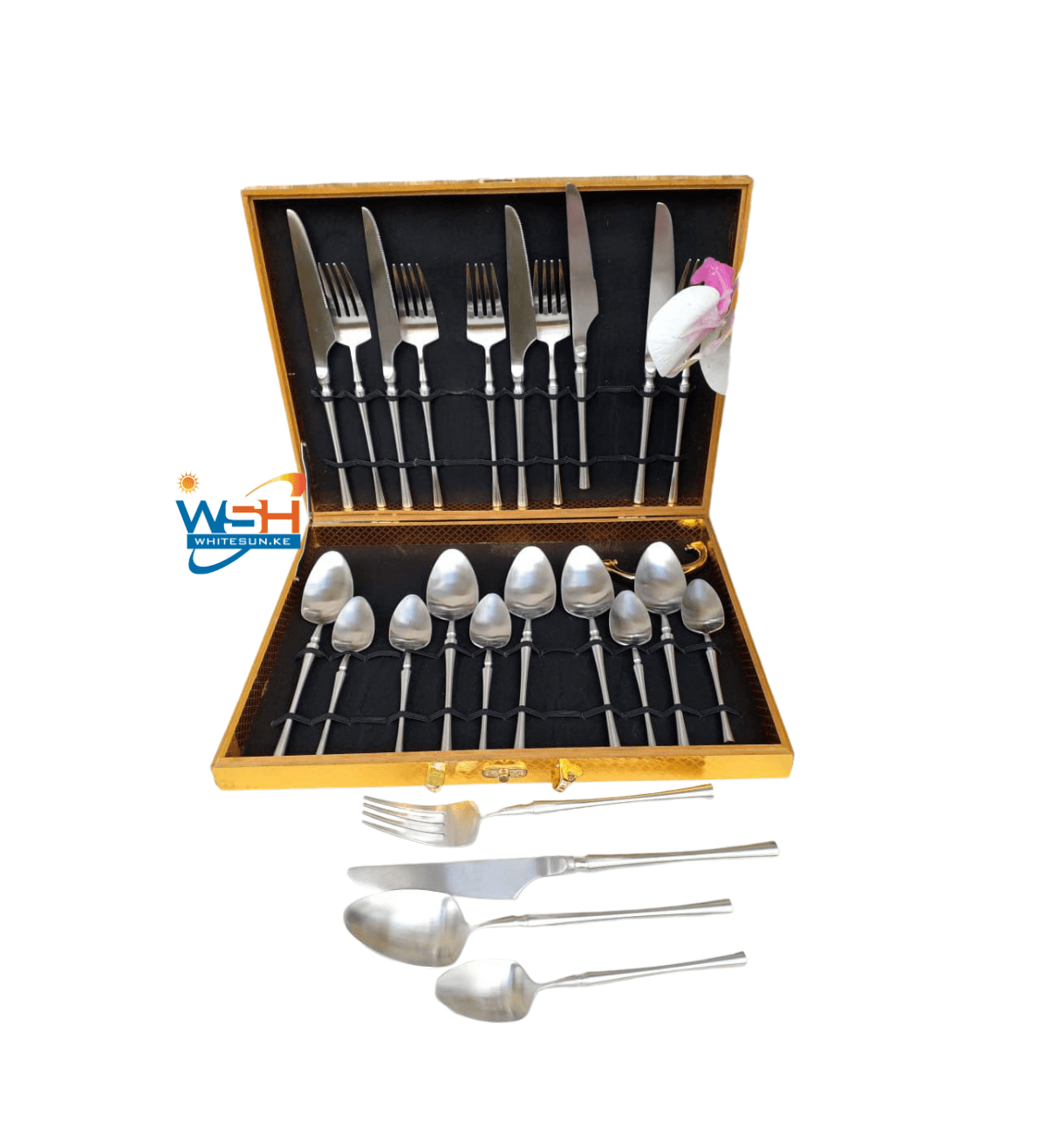 High Quality Vintage Cutlery Sets | 24 Piece Set Silver