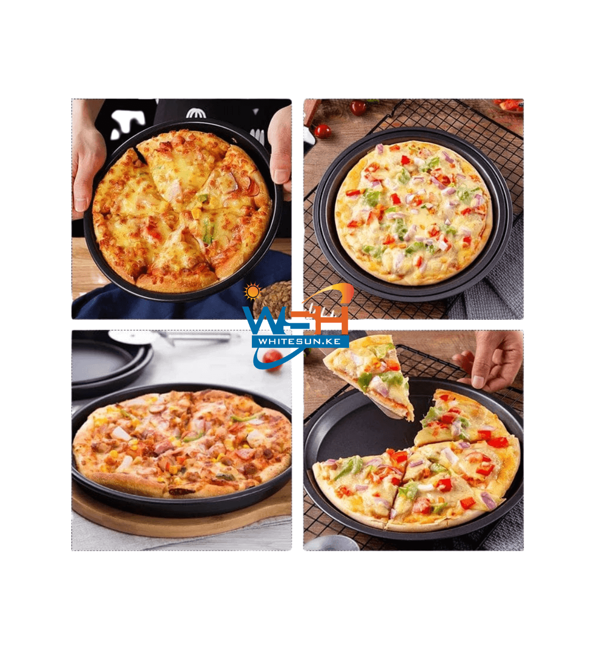 3in 1 Quality Non-Stick Pizza Pans