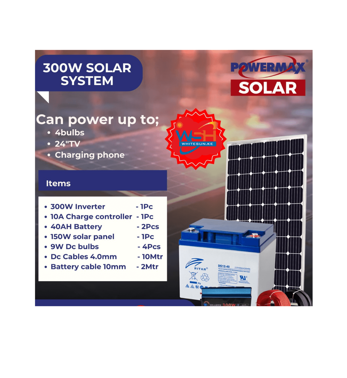 300W Solar System