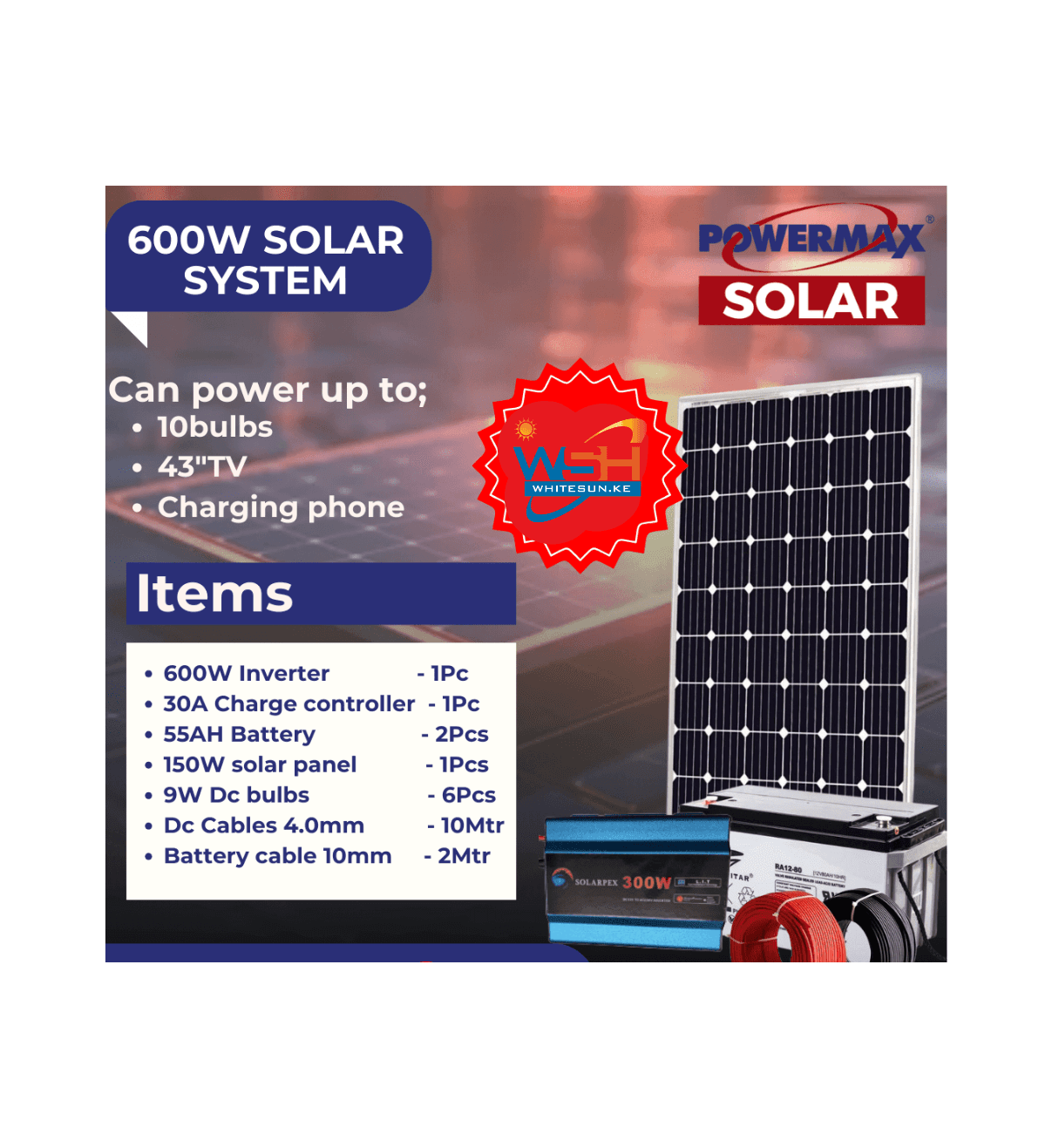600W Solar System