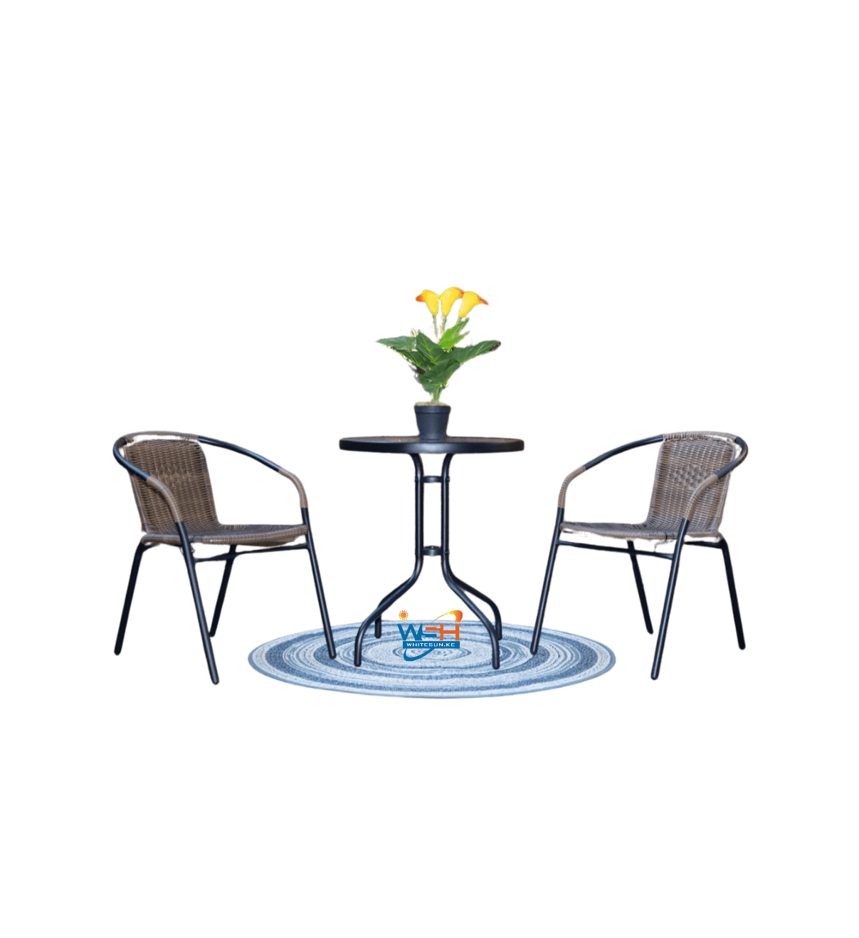 2 - Person Round Outdoor Dining Set