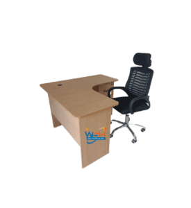 1.4M curved office desk