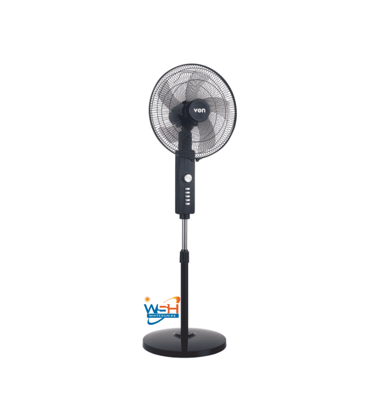 Von VFS-8605-MJK 18" Floor Standing Fan, 60W - Black