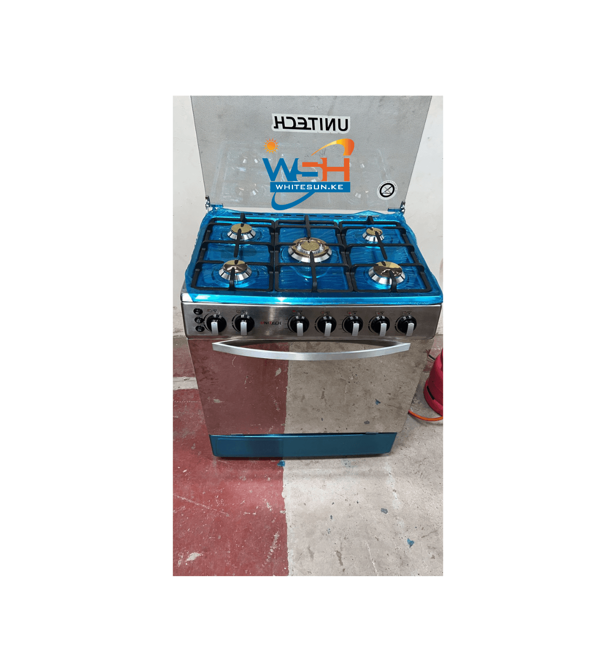 UNITECH 5 Burner 55×75 Full gas size