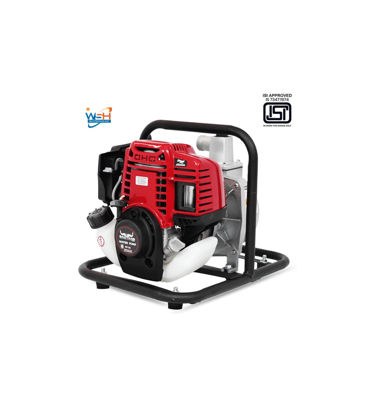 Balwaan 35cc ISI Marked 1 Inch Water Pump | WP-35i