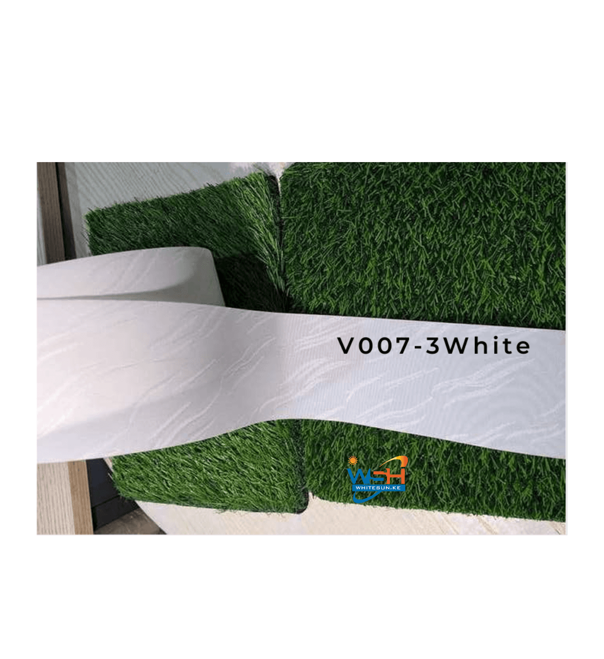 WHITE VERTICAL WINDOW BLINDS V007-3White
