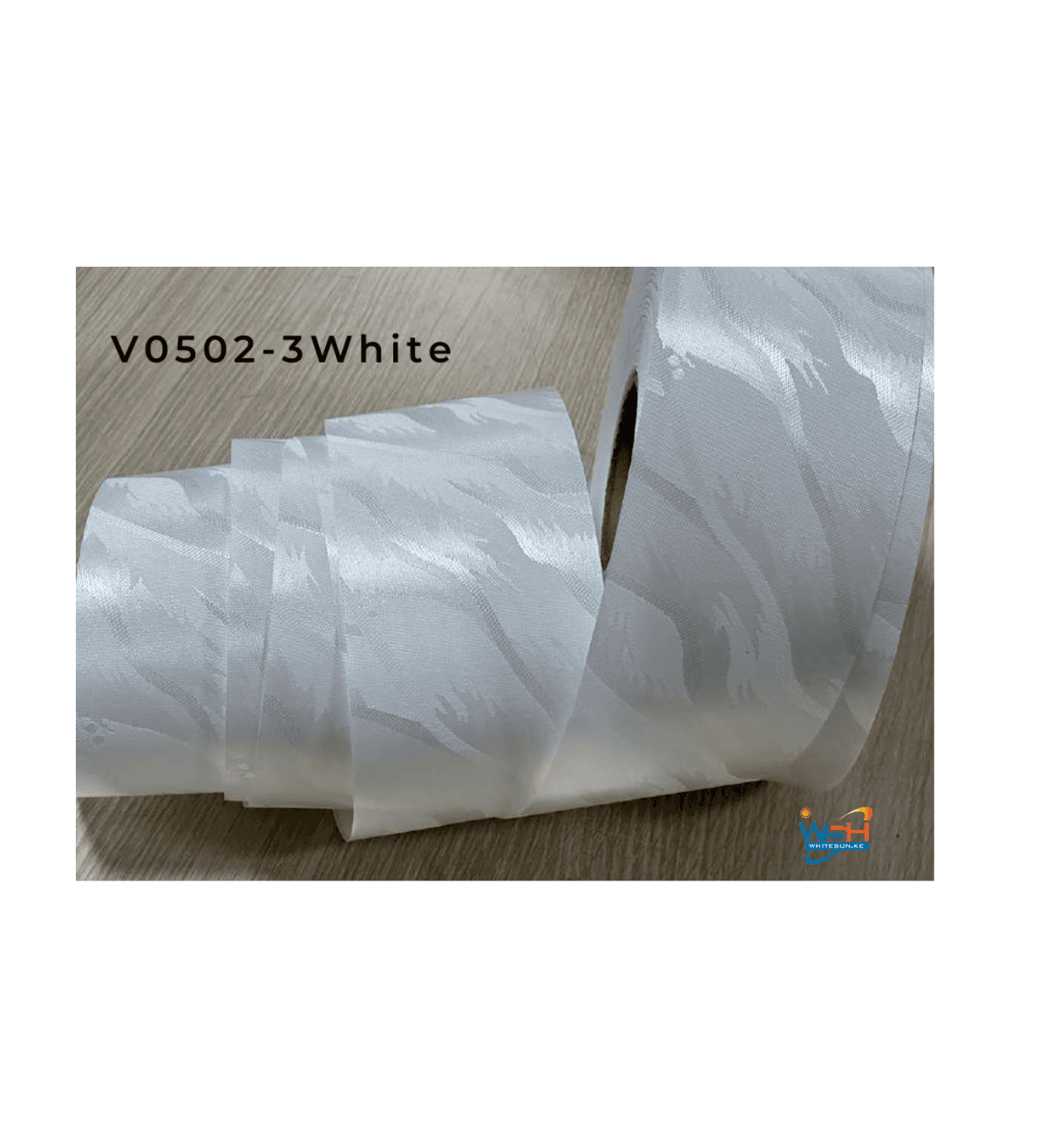 WHITE VERTICAL WINDOW BLINDS V0502-3White