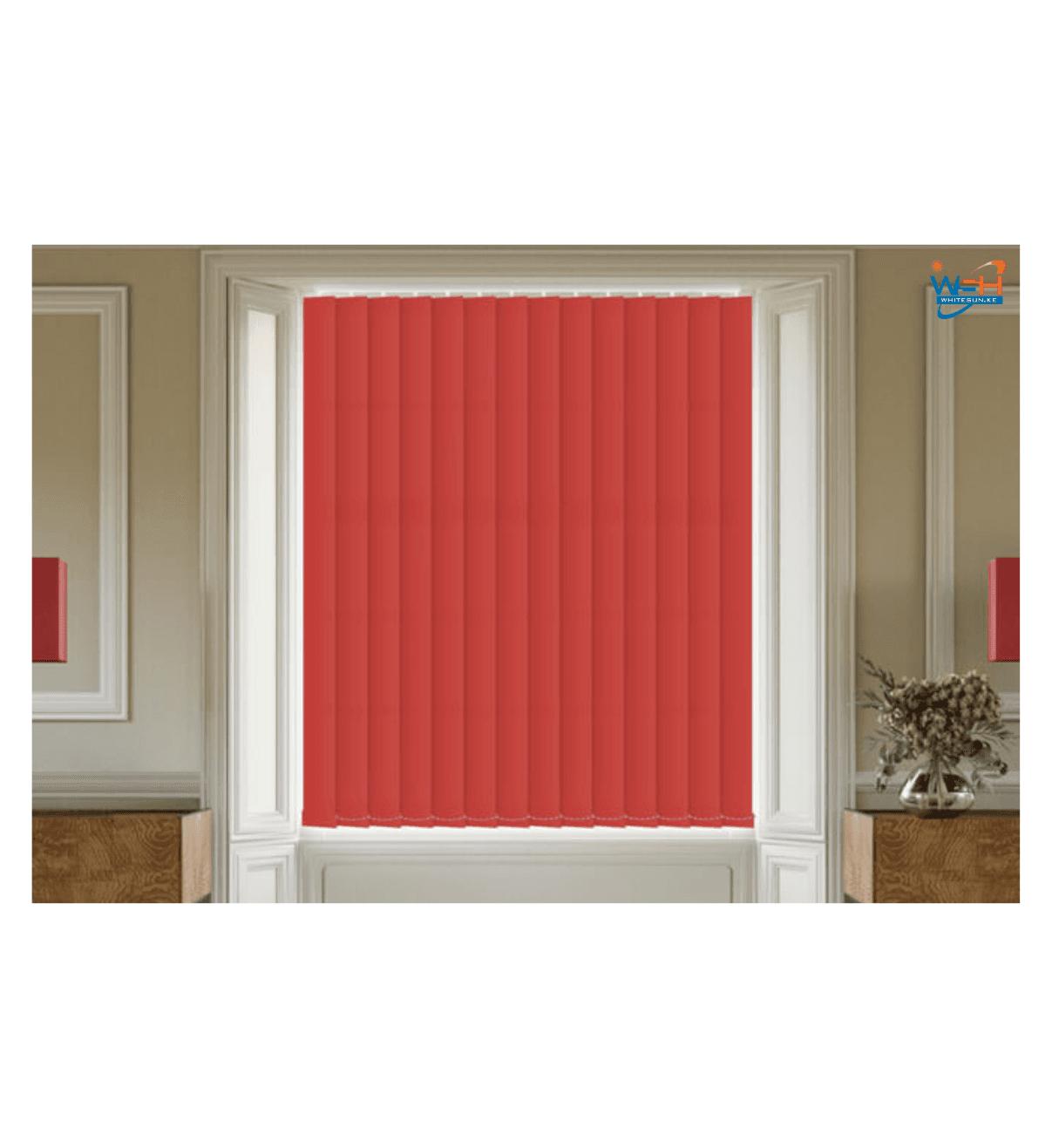 VERTICAL WINDOW BLINDS V24-RED