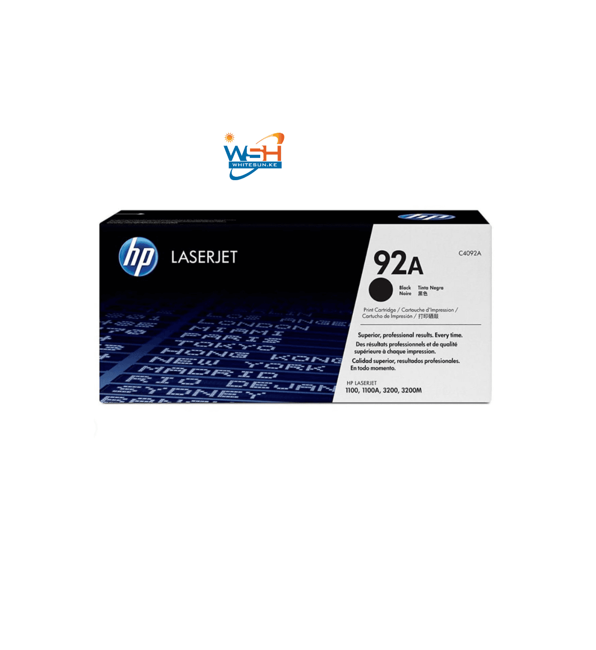 HP 92A Black Original LaserJet Toner Cartridge(C4092A)