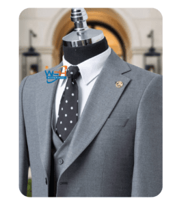 grey suit