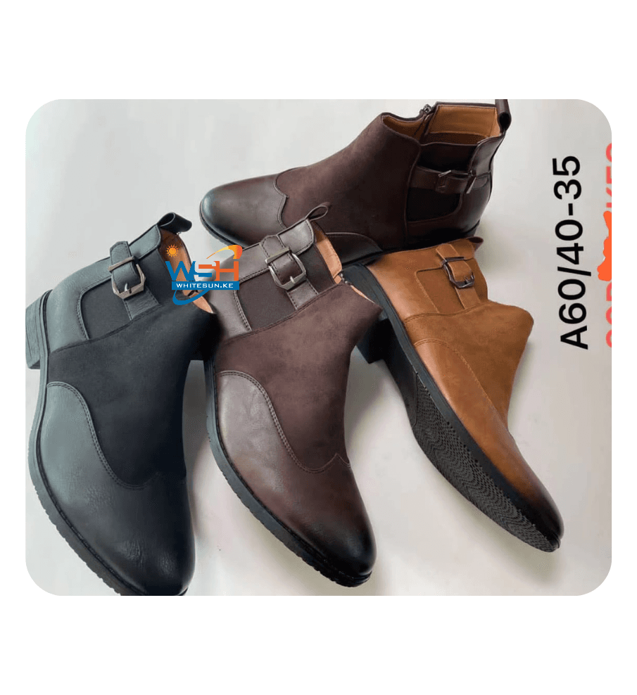 Ankle Boots with Buckle Detail