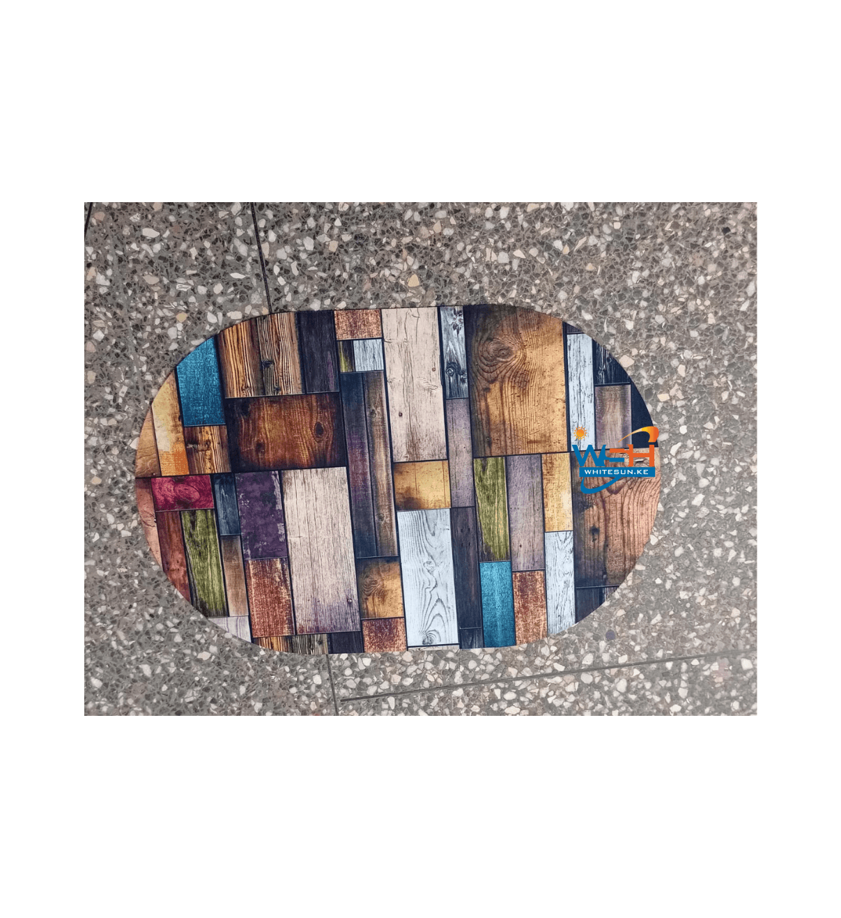 Multicolor 4 Mat Kit Anti-slip Bathroom Mat