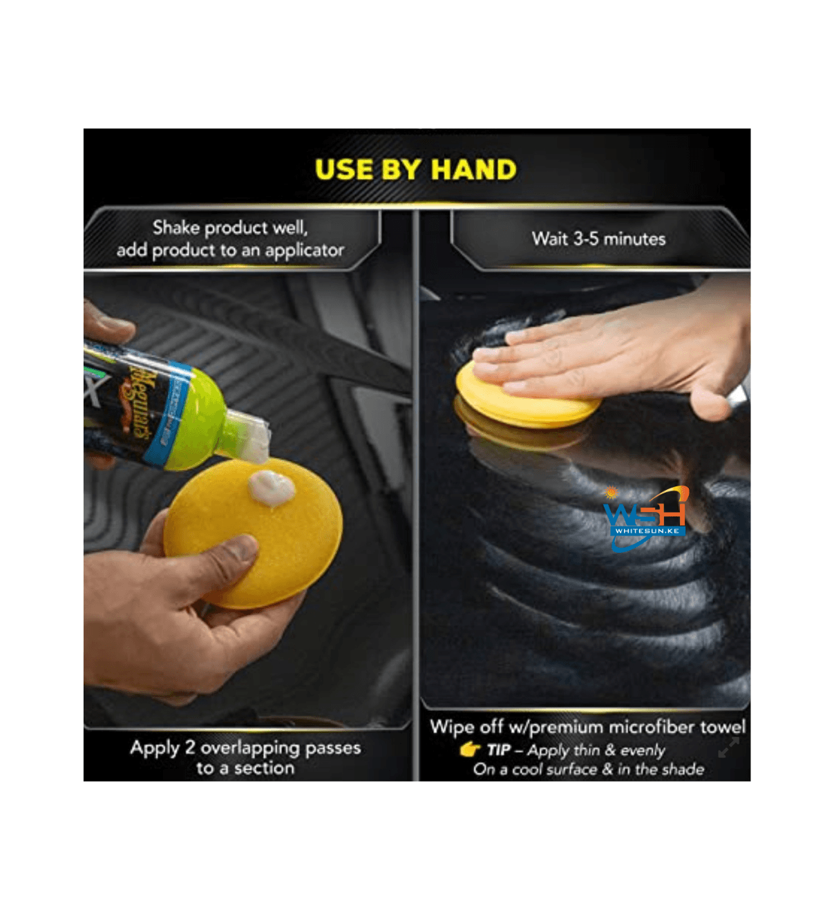 Hybrid Ceramic Liquid Wax– Easy to Use Long-Lasting Ceramic Protection Wax, with Advanced SiO2 Hybrid Technology. 473ml