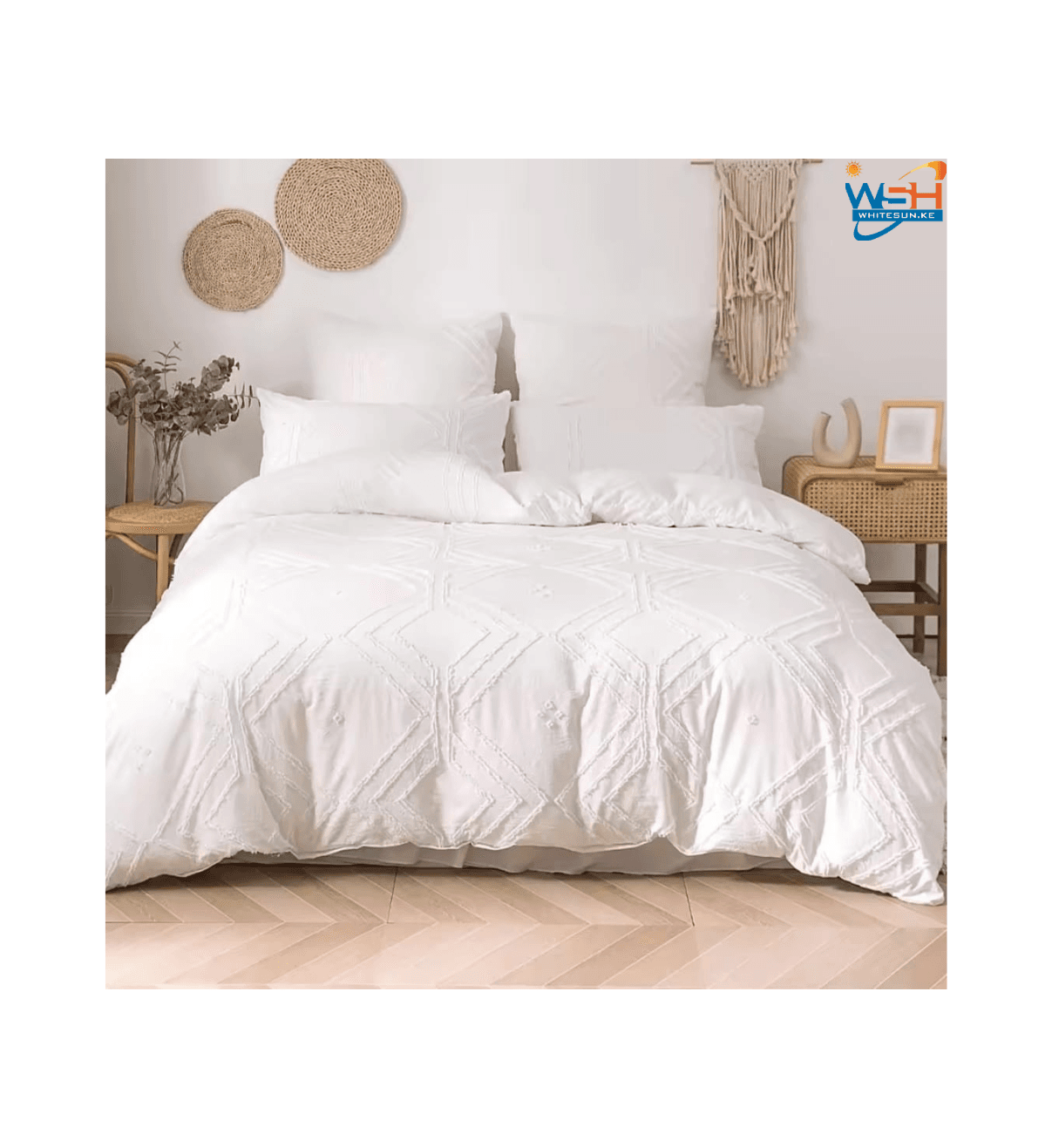 Luxury tufted design duvet covers Thumbnail 6