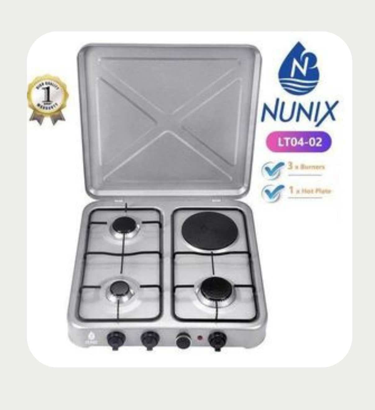 Nunix 3+1 Table top Burner @KSH. 5500