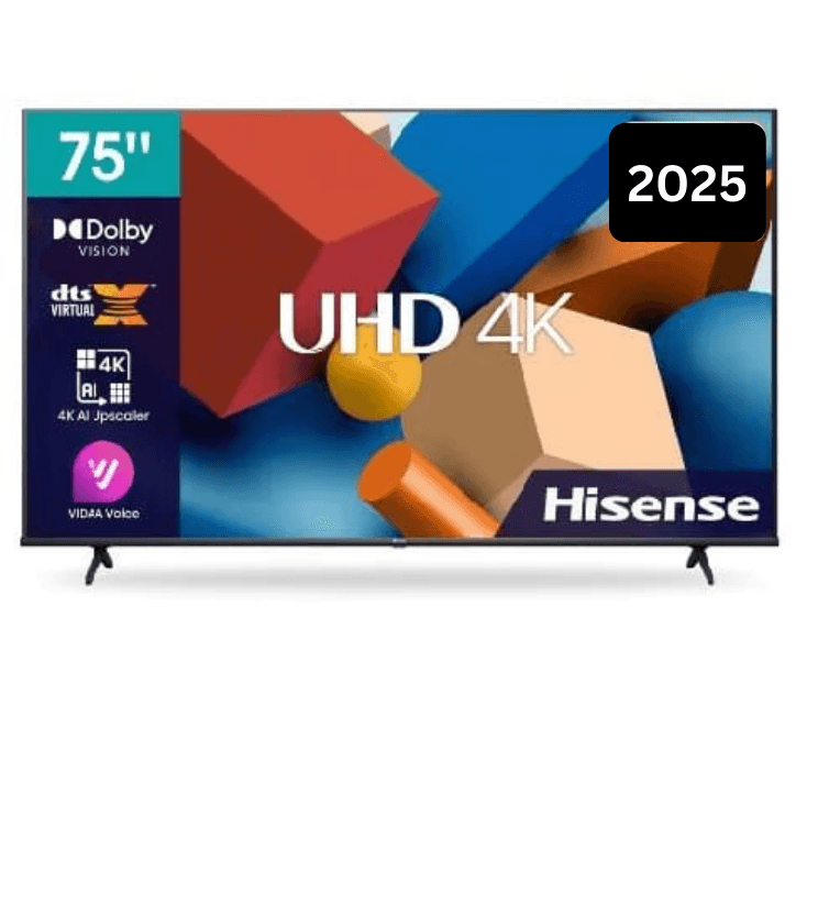 Hisense 75 inch A6K 4K UHD Smart TV 2025