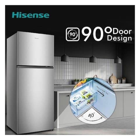 Hisense Rd42Wr4Sa Double Door Refrigerator 326L Silver 2YRS WARRANTY Thumbnail 2