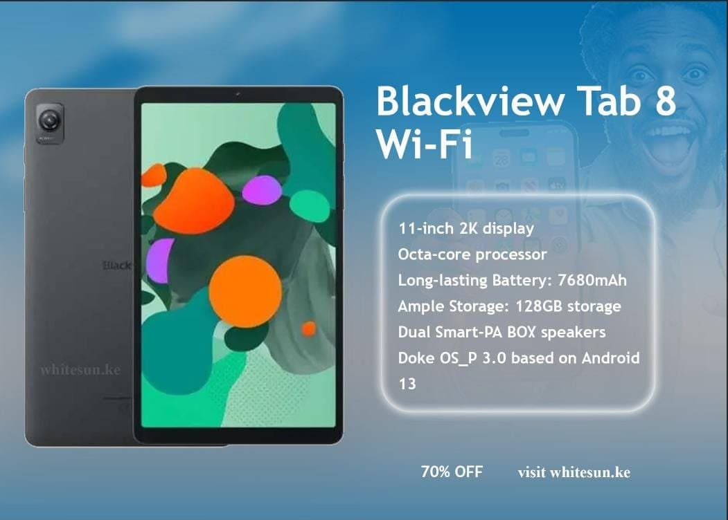 Blackview Tab 8 Wi-Fi, 10.1-inch 4GB/128GB