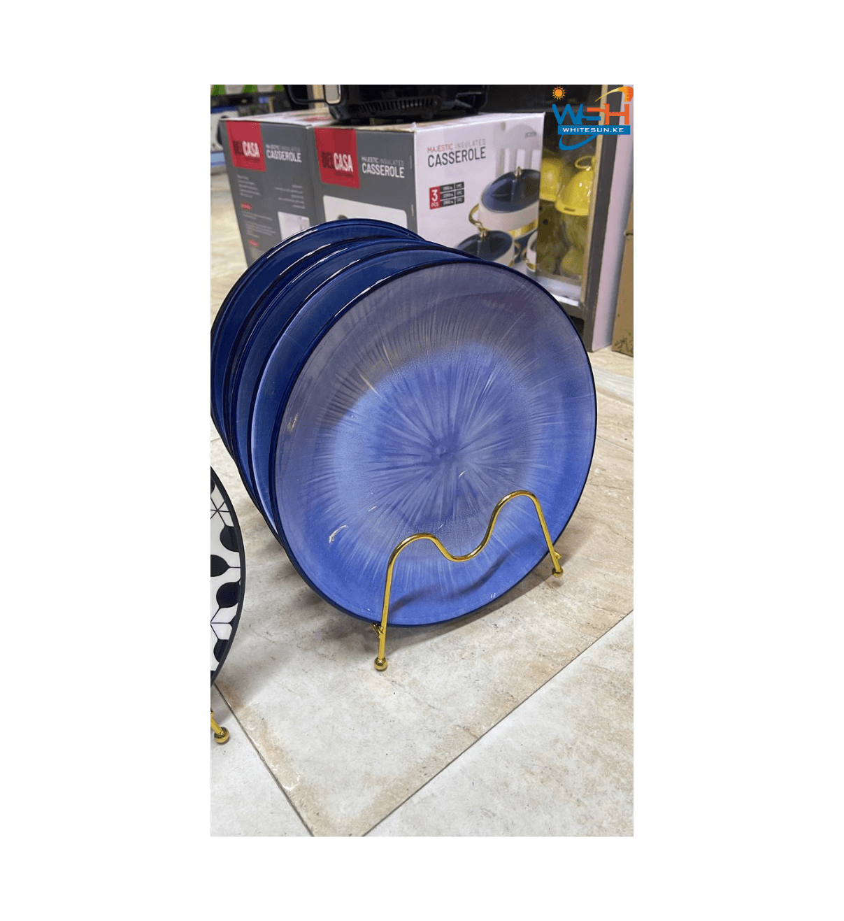 Ceramic Set Of 6 Beautiful Dinner Serving Plates