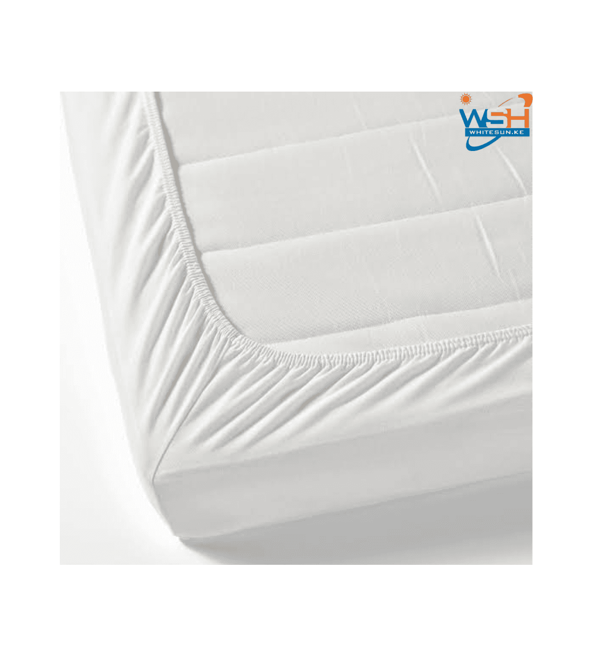 3.5*6 white fitted supersoft single bedsheet
